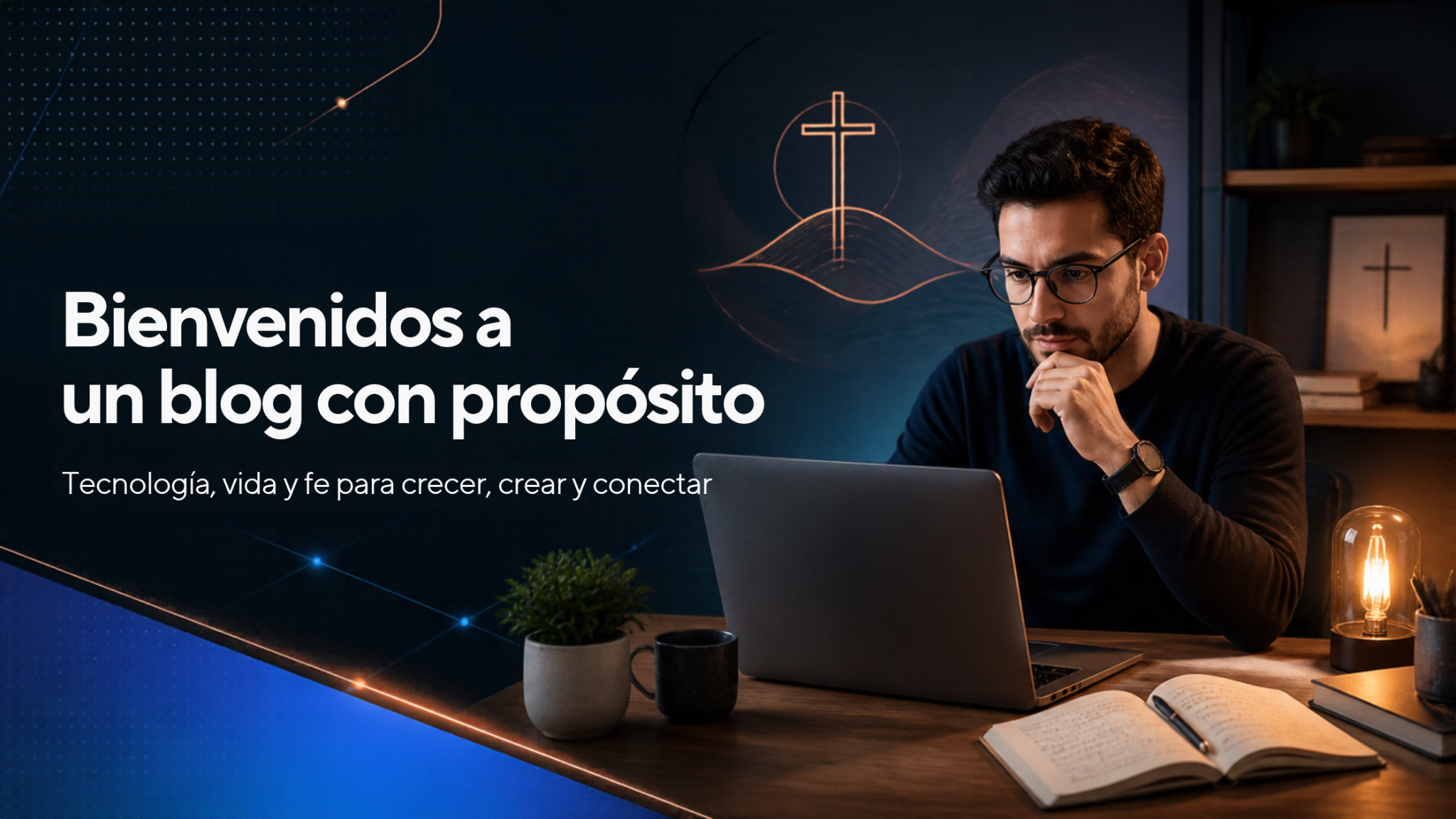 Bienvenidos a un blog con propósito: tecnología, vida y fe para crecer, crear y conectar